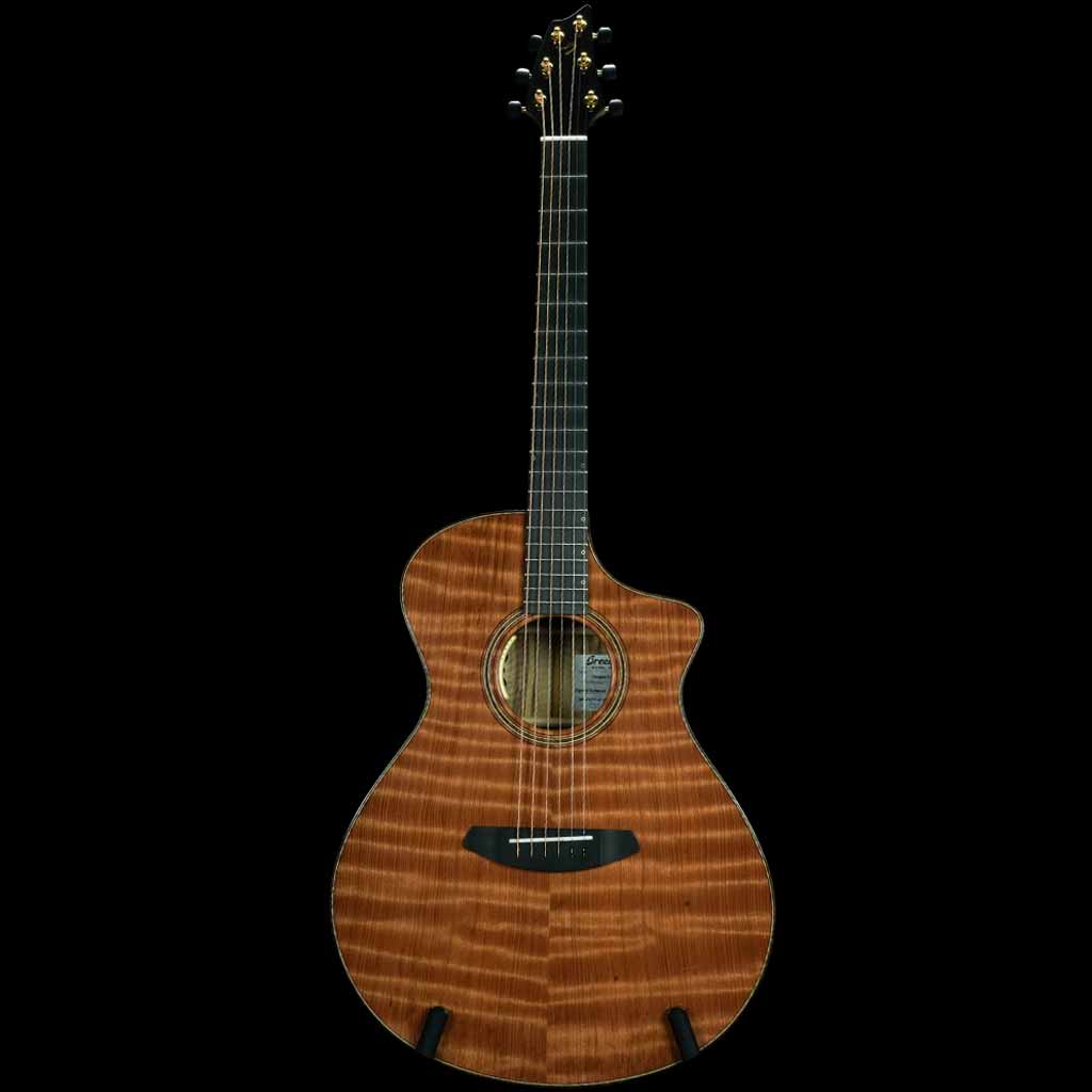 Breedlove Oregon Concert CE Exhibition Edition Figured Redwood and Myrtlewood Acoustic Guitar