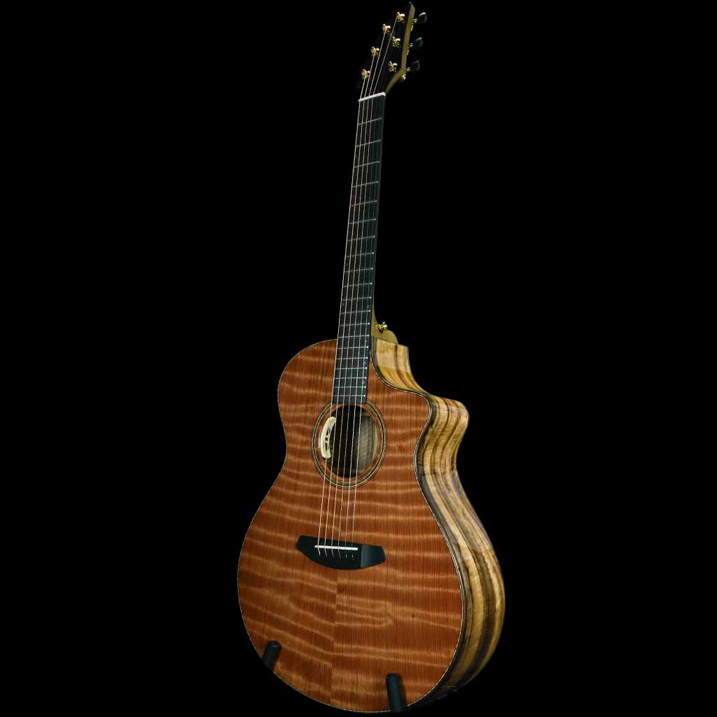 Breedlove Oregon Concert CE Exhibition Edition Figured Redwood and Myrtlewood Acoustic Guitar