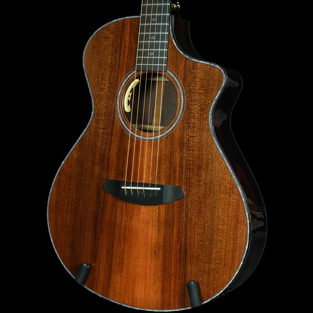 Breedlove Premier Concert Thinline CE Mineralized Buckskin Redwood and Brazilian Rosewood Limited Edition Acoustic Guitar