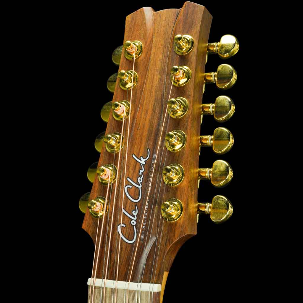 Cole Clark Fat Lady 2 Series 12 String All Solid Australian Blackwood Acoustic Electric Guitar