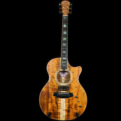Cole Clark Thinline 3 Series EC All Australian Blackwood Acoustic Electric Guitar with Humbucker Pickup