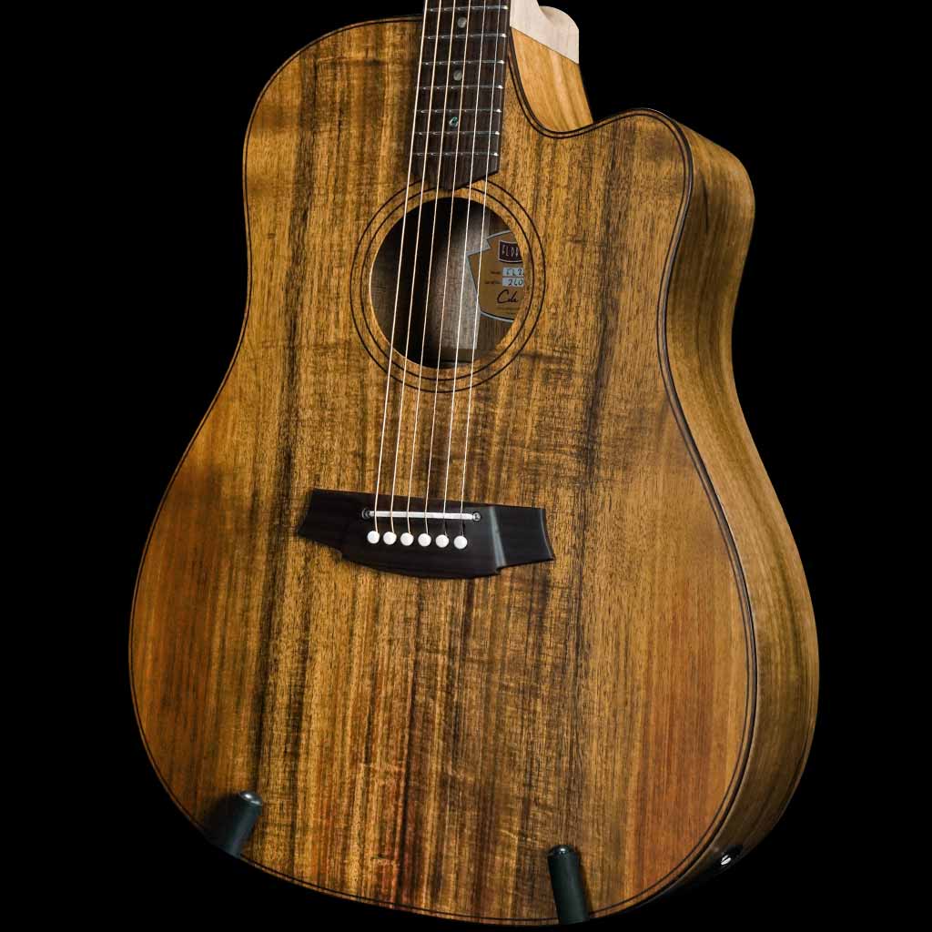 Cole Clark Fat Lady 2 Series EC All Solid Australian Blackwood Acoustic Electric Guitar