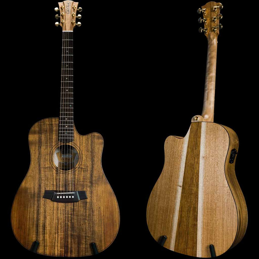 Cole Clark Fat Lady 2 Series EC All Solid Australian Blackwood Acoustic Electric Guitar