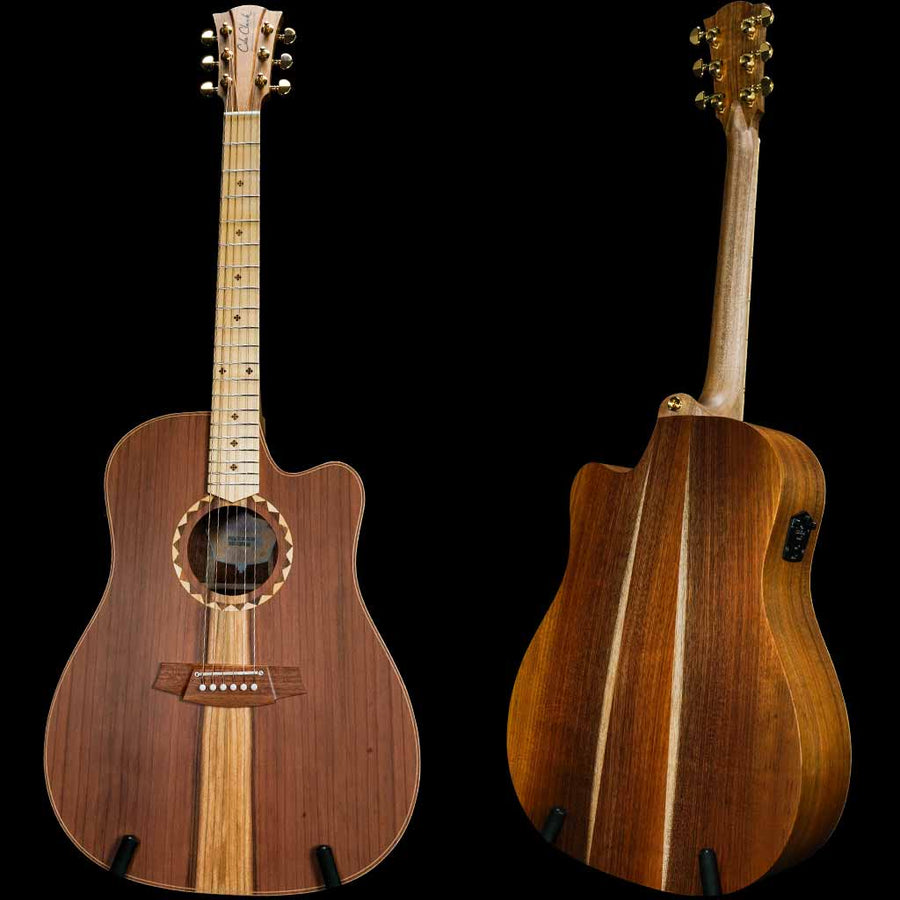 Cole Clark Fat Lady 2 Series EC Redwood and Australian Blackwood Acoustic Electric Guitar