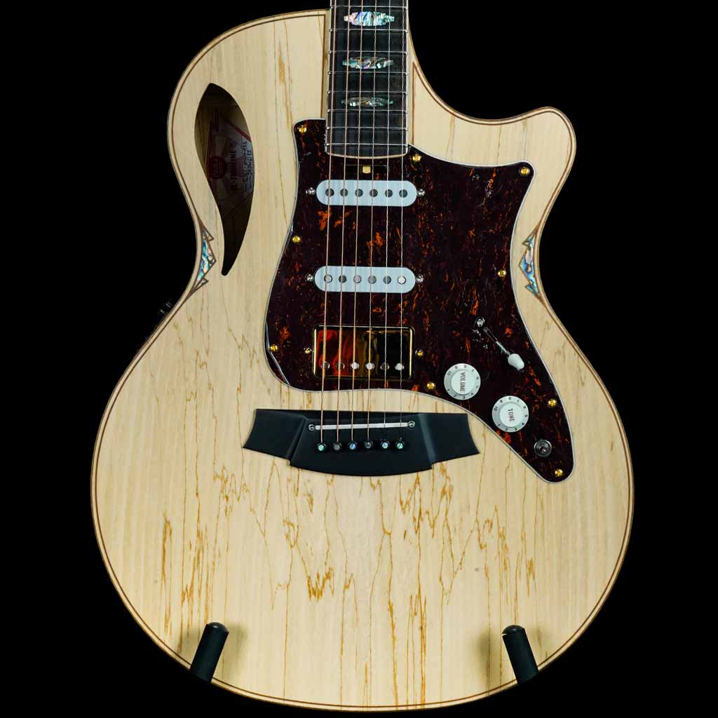 Cole Clark Thinline True Hybrid 3 Series HSS All European Maple Acoustic Electric Guitar