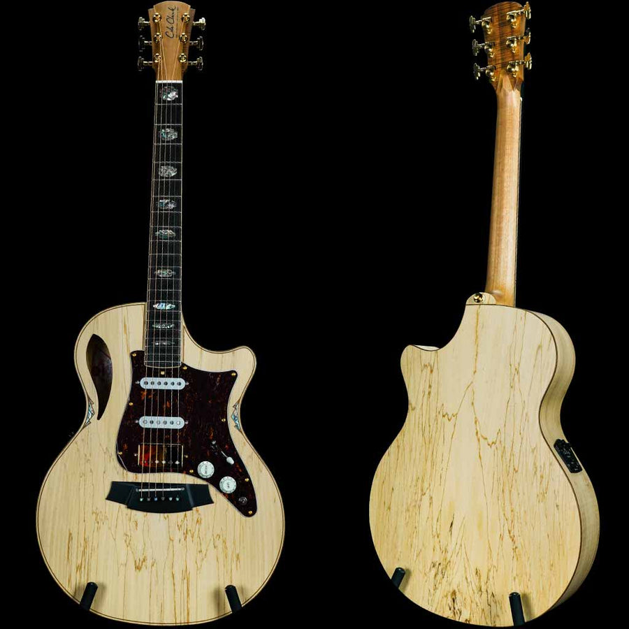 Cole Clark Thinline True Hybrid 3 Series HSS All European Maple Acoustic Electric Guitar