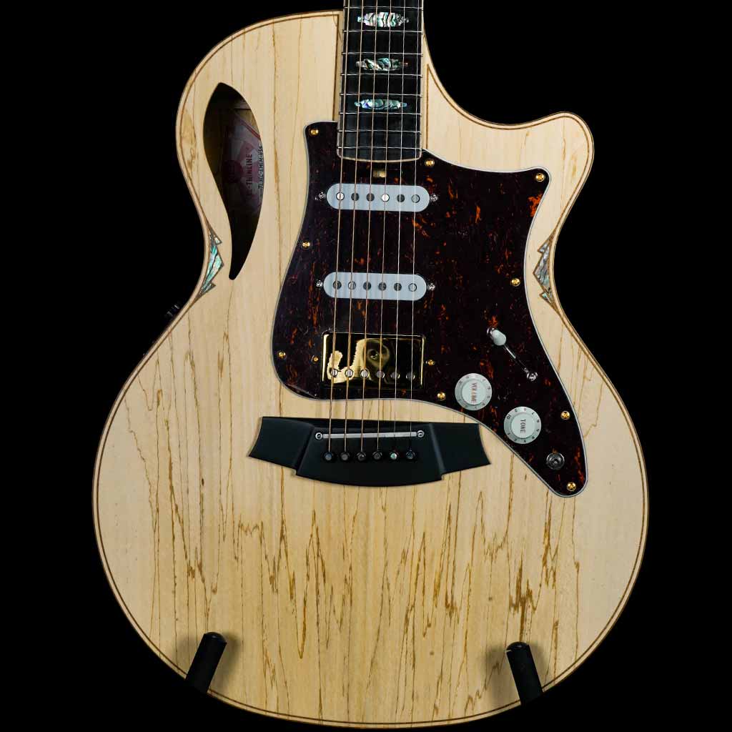 Cole Clark Thinline True Hybrid 3 Series HSS All European Maple Acoustic Electric Guitar