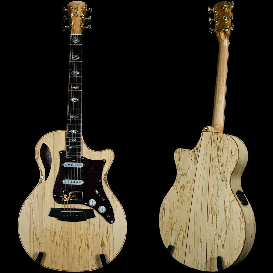 Cole Clark Thinline True Hybrid 3 Series HSS All European Maple Acoustic Electric Guitar