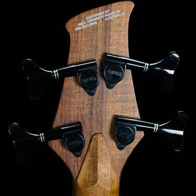 Cole Clark Kennedy LLB 4-String Electric Bass Guitar in Figured Australian Mountain Ash