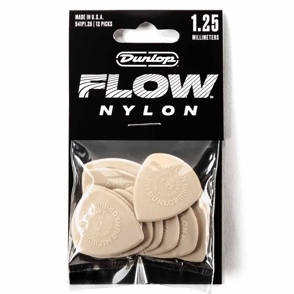 Dunlop Flow Nylon Guitar Pick 12-Pack