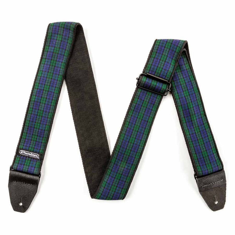 Dunlop Jacquard Black Watch Plaid Guitar Strap