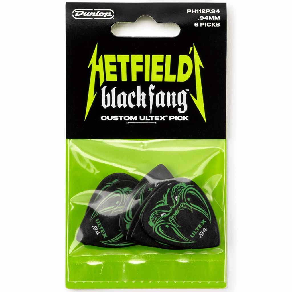 Dunlop Hetfield's Black Fang Guitar Pick 6 Pack