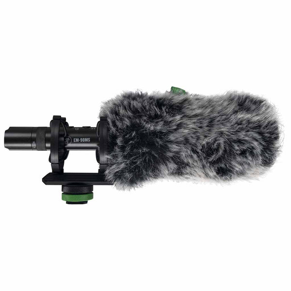 Mackie EM-98MS On-Camera Shotgun Microphone for Smartphones and DSLRS ...