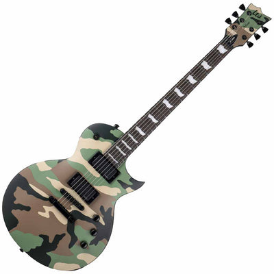 ESP LTD EC-1000 Electric Guitar in Woodland Camo Satin with Fishman Pickups