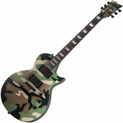 ESP LTD EC-1000 Electric Guitar in Woodland Camo Satin with Fishman Pickups