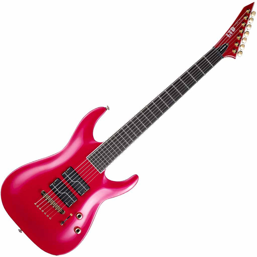 ESP LTD SC-607 Stephen Carpenter Signature Baritone Electric Guitar in Magenta