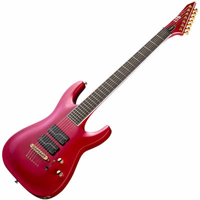 ESP LTD SC-607 Stephen Carpenter Signature Baritone Electric Guitar in Magenta
