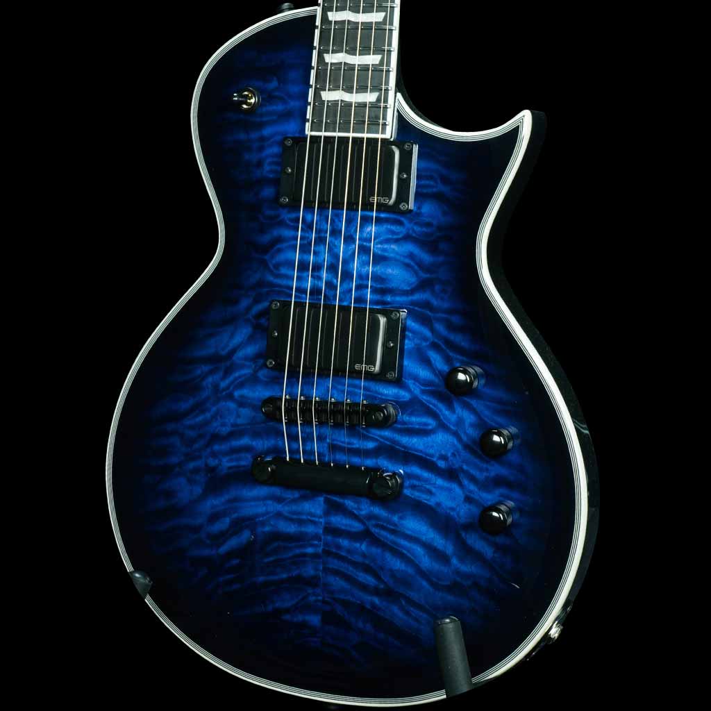 ESP E-II Eclipse Singlecut Electric Guitar in Reindeer Blue