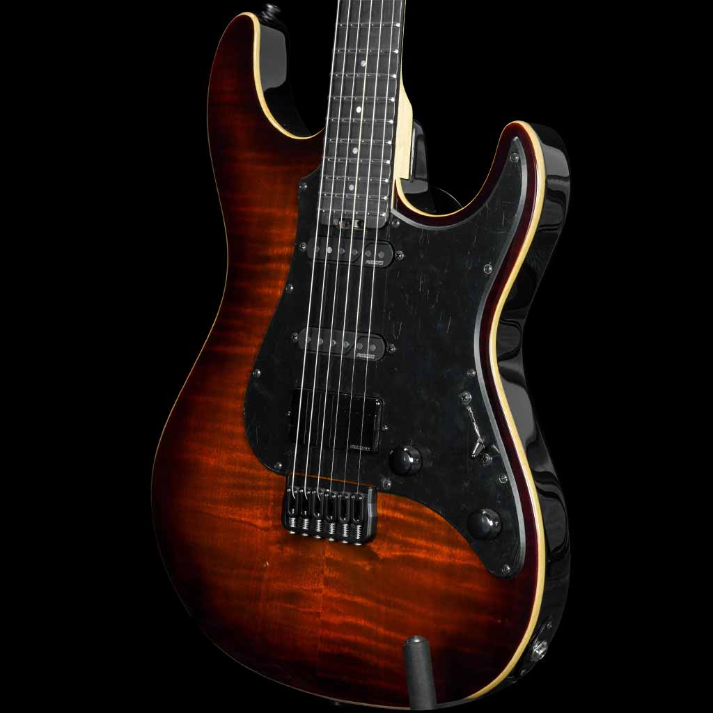 ESP E-II SN-HIII HT Electric Guitar in Tiger Eye Sunburst