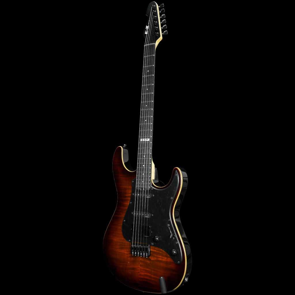 ESP E-II SN-HIII HT Electric Guitar in Tiger Eye Sunburst