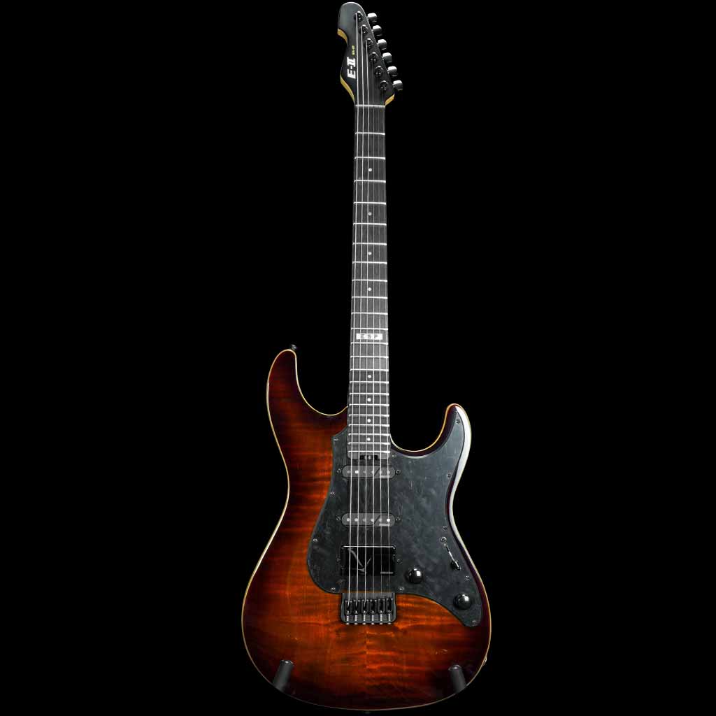 ESP E-II SN-HIII HT Electric Guitar in Tiger Eye Sunburst