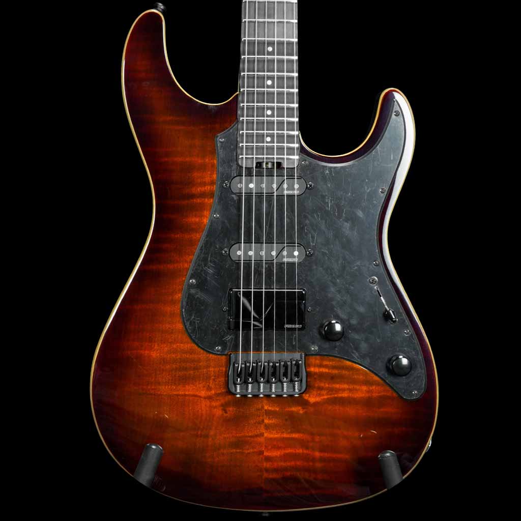 ESP E-II SN-HIII HT Electric Guitar in Tiger Eye Sunburst
