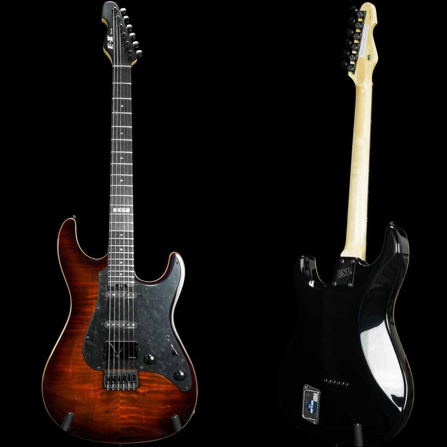 ESP E-II SN-HIII HT Electric Guitar in Tiger Eye Sunburst