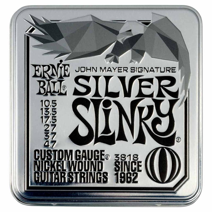 Ernie Ball John Mayer Signature Silver Slinky String Tin