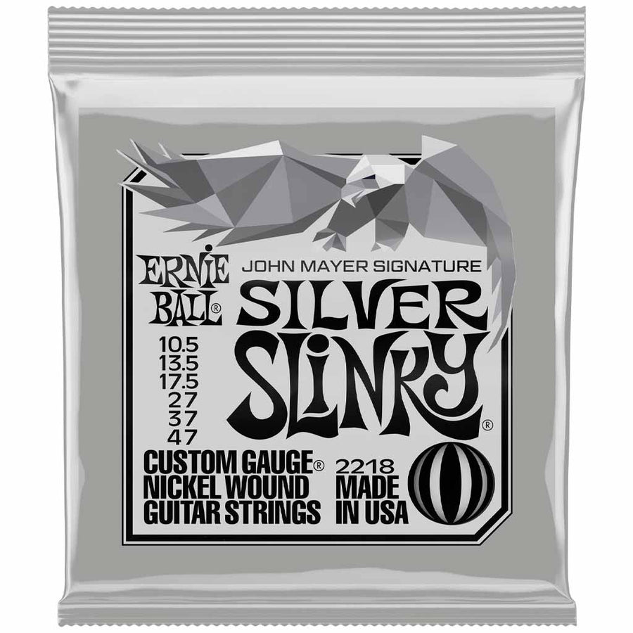 Ernie Ball John Mayer Signature Silver Slinky 10.5-47 Electric Guitar Strings