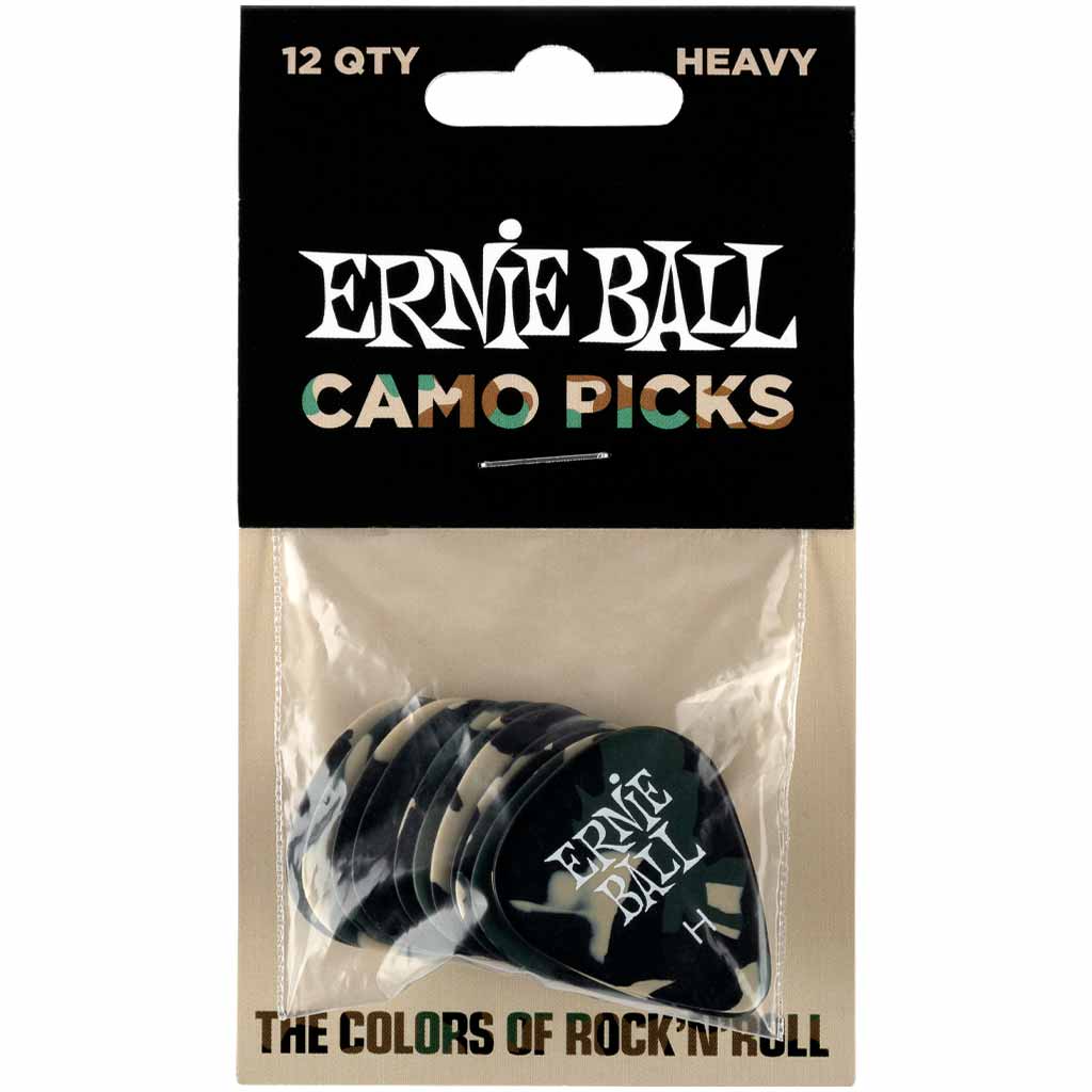 Ernie Ball Camouflage Cellulose Guitar Picks