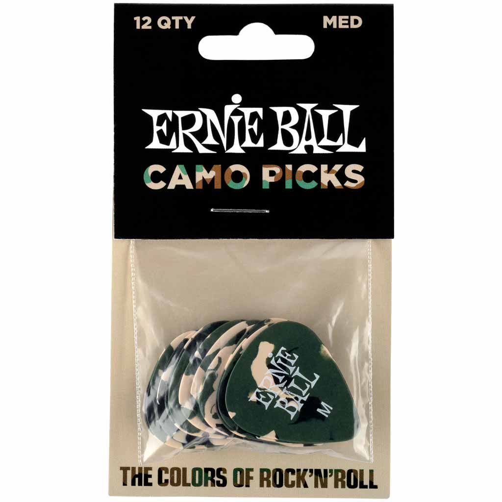 Ernie Ball Camouflage Cellulose Guitar Picks