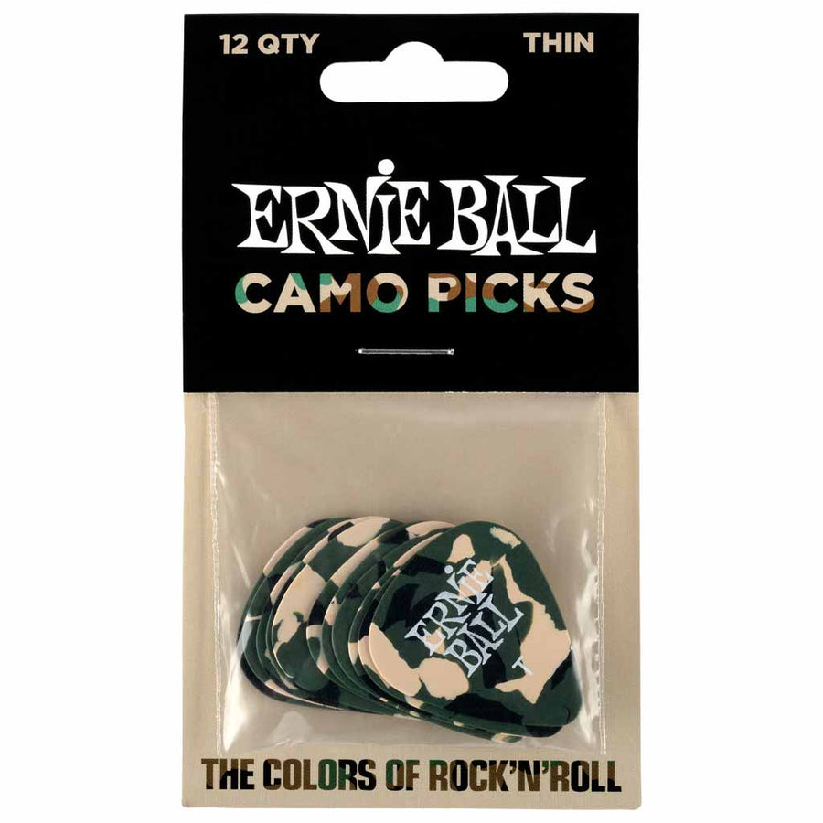 Ernie Ball Camouflage Cellulose Guitar Picks