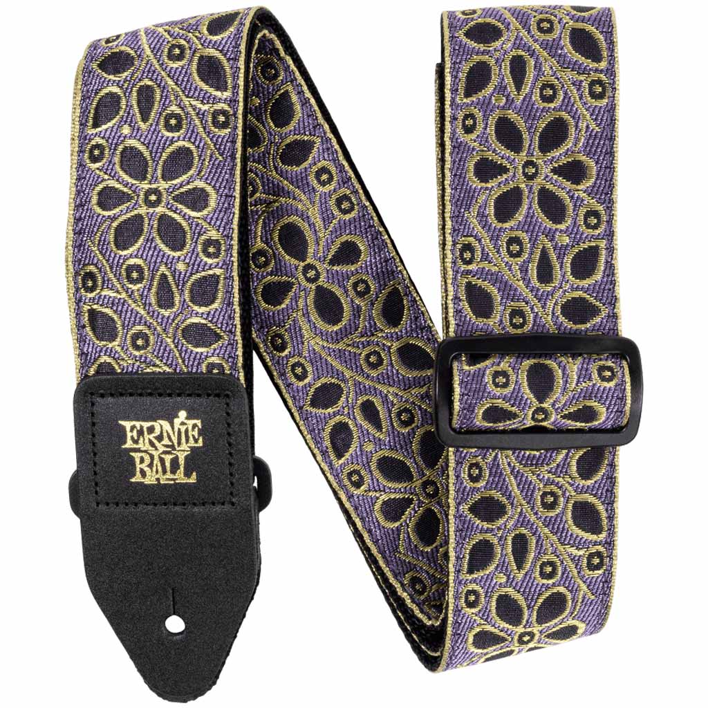 Ernie Ball Classic Jacquard Guitar/Bass Strap in Jasmine and Juice