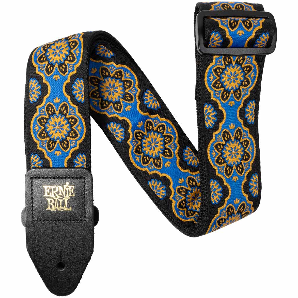 Ernie Ball Jacquard Guitar Strap in Kaleidoscope Blue