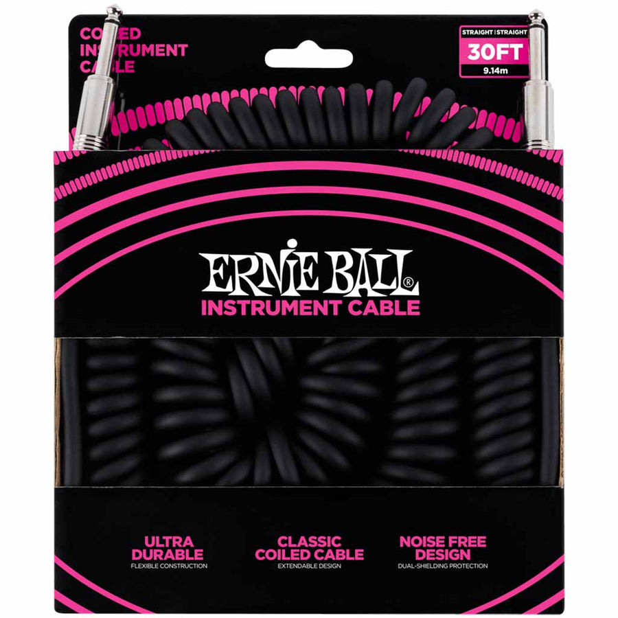 Ernie Ball 30 Foot Coiled Instrument Cable