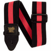 Ernie Ball Comfort Stretch Guitar and Bass Strap in Racer Red