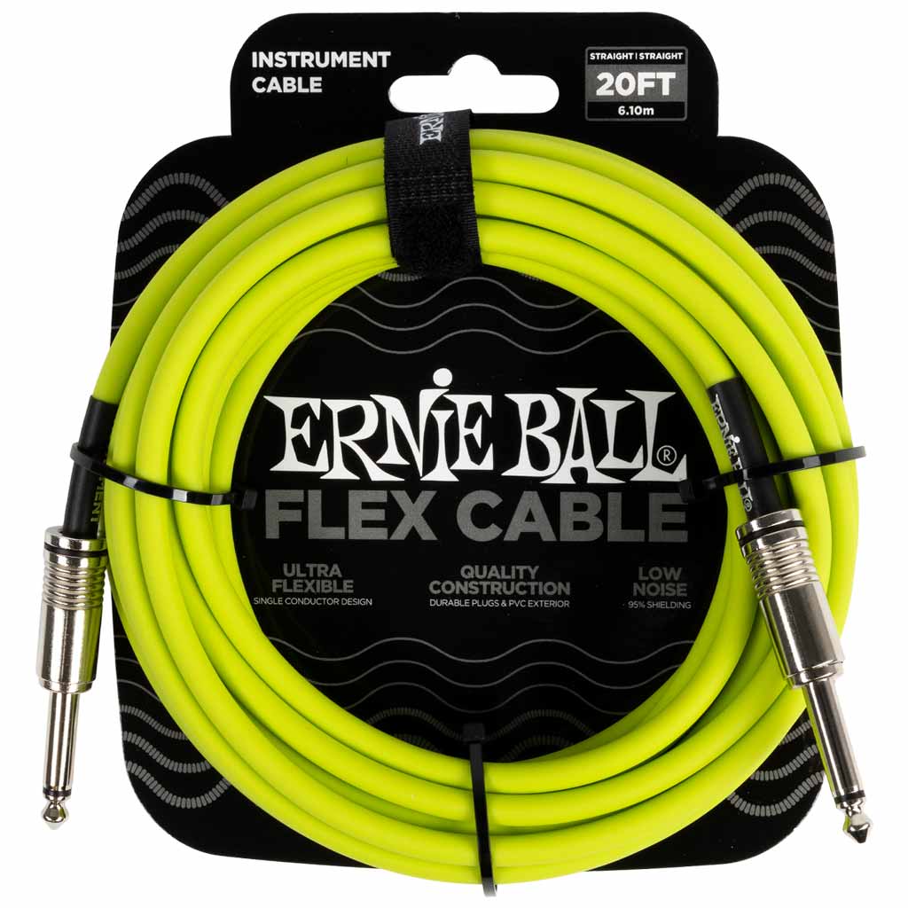 Ernie Ball 20' Flex Instrument Cable
