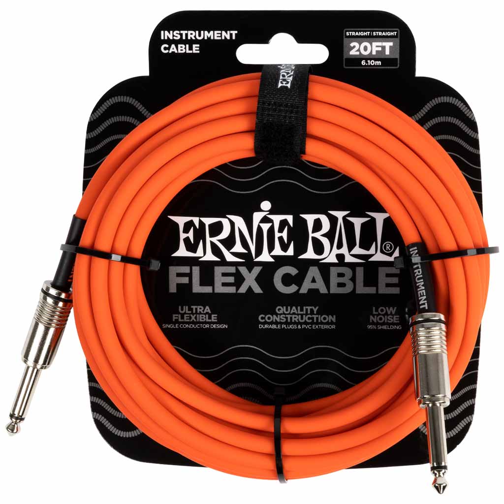 Ernie Ball 20' Flex Instrument Cable