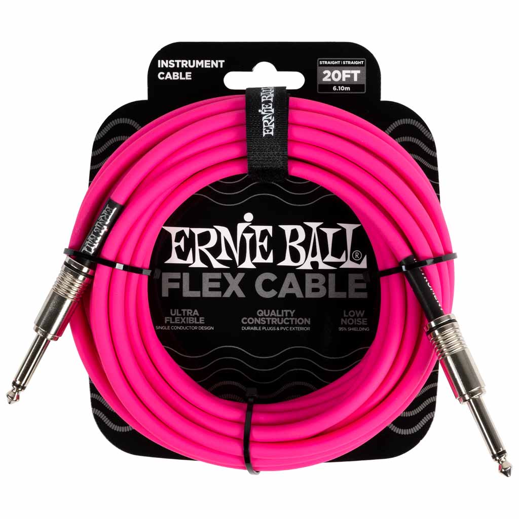 Ernie Ball 20' Flex Instrument Cable