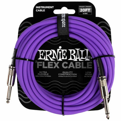 Ernie Ball 20' Flex Instrument Cable