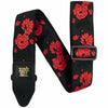 Ernie Ball Classic Jacquard Guitar and Bass Strap in Tango Rose