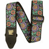 Ernie Ball Classic Jacquard Guitar and Bass Strap in Evening Bloom