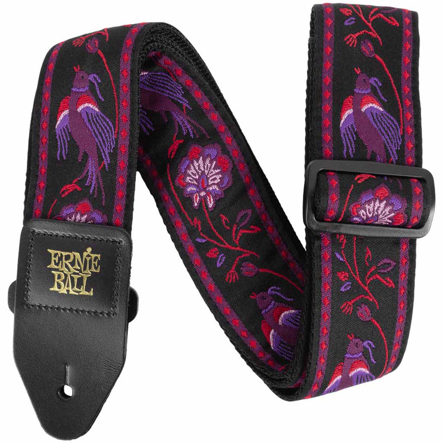 Ernie Ball Classic Jacquard Guitar and Bass Strap in Pleasant Pheasant