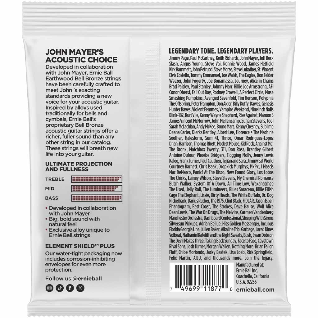 Ernie Ball Earthwood Bell Bronze Acoustic Guitar Strings