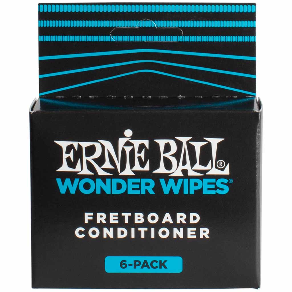 Ernie Ball Wonder Wipes Fretboard Conditioner 6-Pack