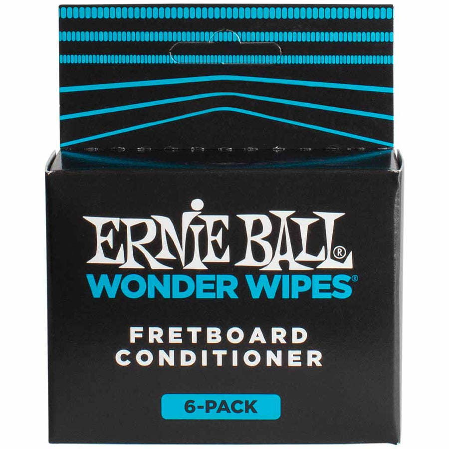 Ernie Ball Wonder Wipes Fretboard Conditioner 6-Pack
