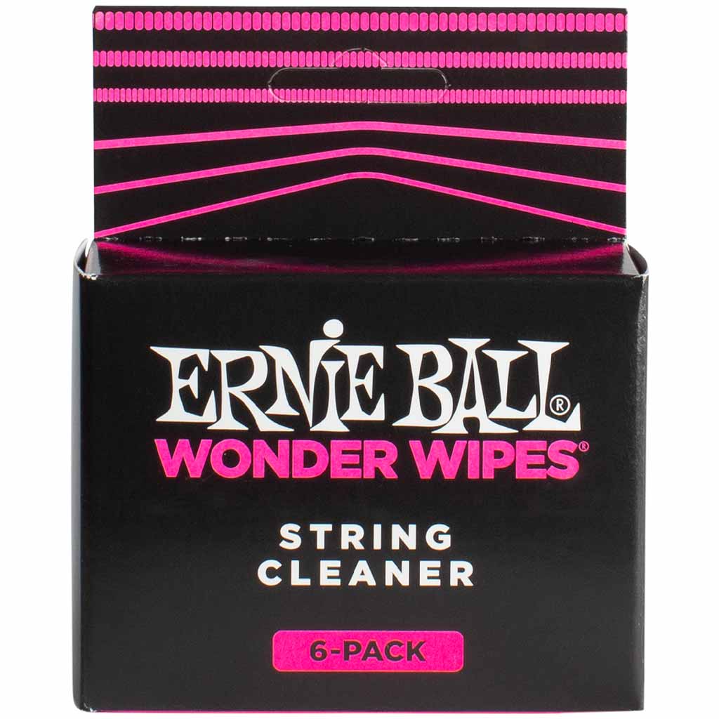 Ernie Ball Wonder Wipes String Cleaner 6-Pack