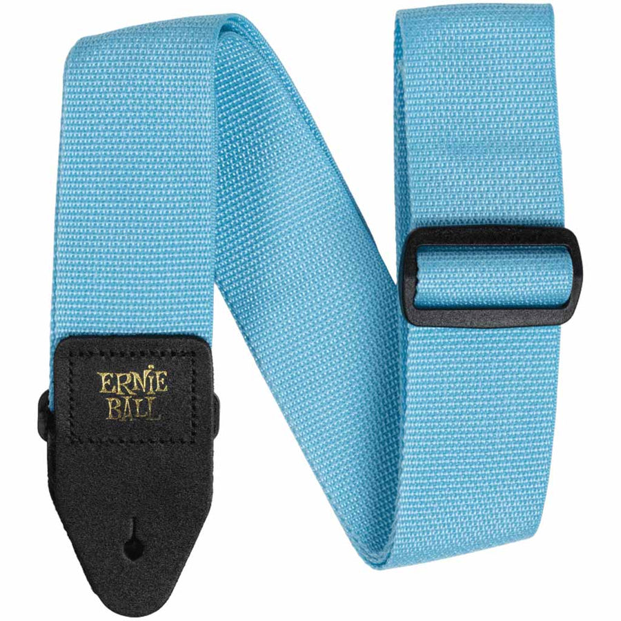 Ernie Ball Polypro Guitar and Bass Strap in Breaker Blue