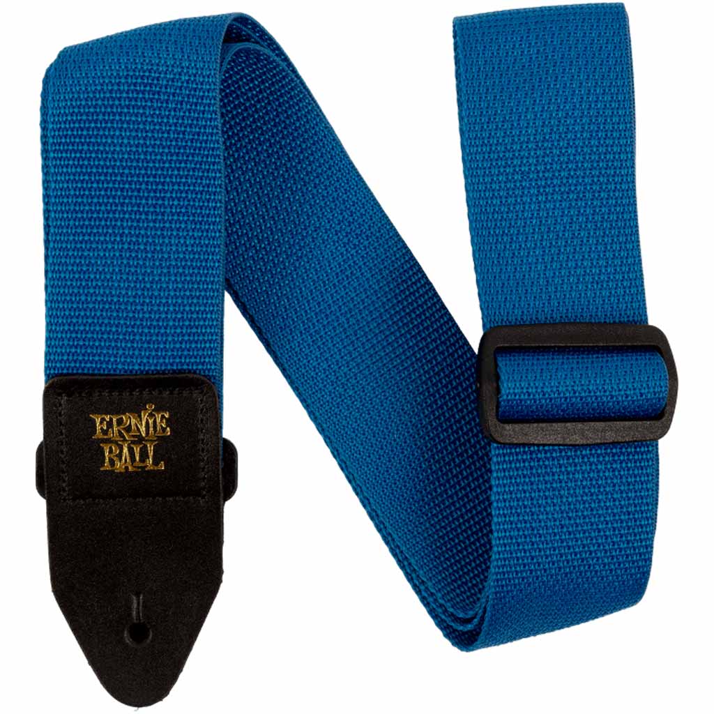 Ernie Ball Polypro Guitar and Bass Strap in Pearl Blue