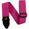 Ernie Ball Polypro Guitar and Bass Strap in Raspberry